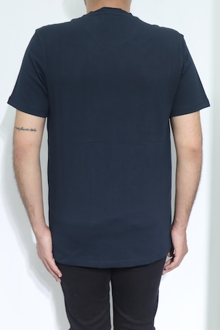Santa Dmctekstil Erkek Düz Spor Kesim Kalıbı Rahat V Yaka T-shirt Lacivert