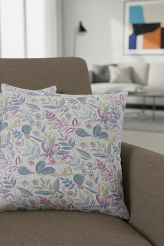 Chevron Bohem Dekoratif Punch Yastık Kırlent Kılıfı 2 Adet 45x45 İlkbahar Rüyası Pembe 45 x 45