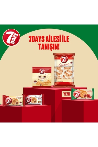 7 Days Çilekli Kruvasan 60 Gr - 24 Adet