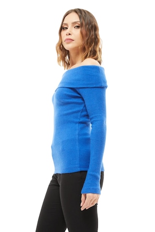 Madonna Yaka Kaşkorse Bluz Saks