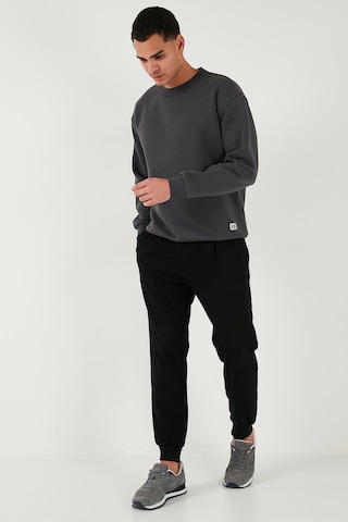 Buratti Regular Fit Bisiklet Yaka Pamuklu Içi Tüylü Yumuşak Şardonlu Erkek Sweat 5905255 Antrasit