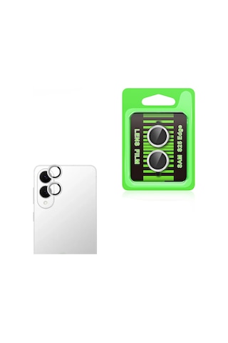 Noktaks Samsung Galaxy Uyumlu S25 Edge Kamera Lens Koruyucu Cl 07 Gümüş T37400