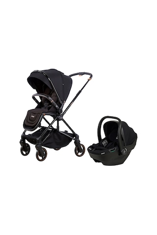 Mios Premium İ-size Travel Sistem Bebek Arabası Siyah 2415