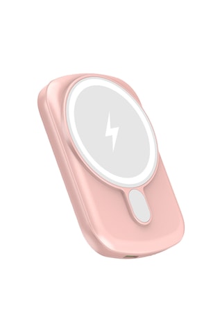 Ixtech Ix-pb033 5.000 Mah 15w Magsafe Powerbank Taşınabilir Şarj Cihazı -pembe Pembe