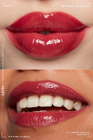 Nyx Professional Makeup Lıp I.v. Vitamin İçeren Parlatıcı + Tint - 09 Blush Rush