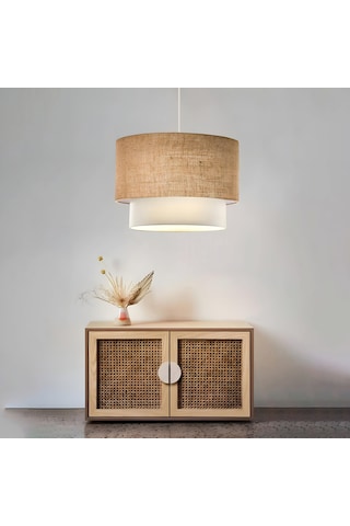 Homing Home Jüt Kumaş Hasır Pasta Sarkıt Ayd-2999 Jüt