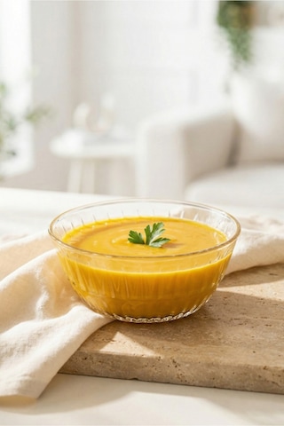 Lav Alinda Cam Çorba Kasesi 6'lı Küçük Boy 345 ml (Salata/Tatlı/Kahvaltı/Çerez Kasesi)