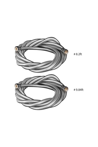 Geeksen G1/2 Duş Hortumu Paslanmaz Çelik Boru Esnek Ekstra Uzun Duş Hortumu Diğer