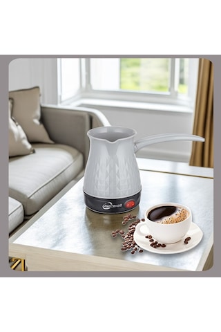 Elektrikli El Yapım Türk Kahvesi Makinesi-gri
