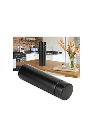 Lebihmurah Generic Isı Yalıtım Kupası 500ml Led Akıllı Sıcaklık Göstergesi Yalıtımlı Su Şişesi Vakum