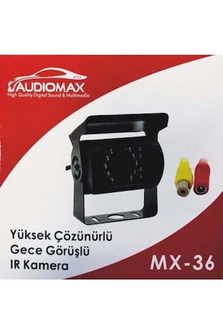 Audıomax Mx 36 Büyük Geri Görüş Kamerası Gece Görüşlü A8