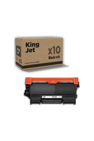 Kingjet Brother Uyumlu Tn-2060 Standart Kapasiteli 10'lu Paket  Uyumlu Toner