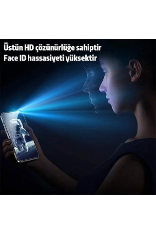 Apple, Uyumlu iPhone 12 Mini Privacy Gizli Hayalet Tempered Cam Ekran Koruyucu- 5775