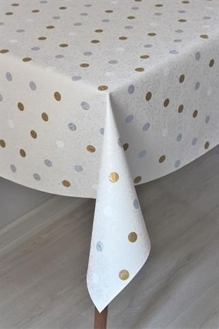 Astarlı Silinebilir Pvc Muşamba Masa Örtüsü 514puanlı - 1035-3a-bej