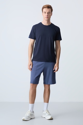Air Jones Tommy Life Petrol Pamuklu Kalın Yumuşak Dokulu Standart Fit Basic Erkek Şort - 81277 Petrol