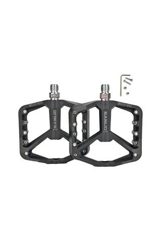 Dolıty Dağ Bisikleti Pedalları Mtb Bisiklet Düz Geniş Siyah