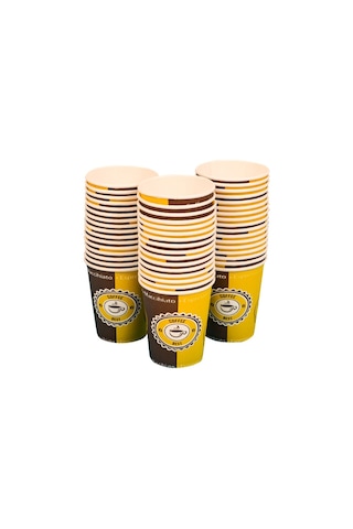 7 Oz 180 Ml Karton Bardak 250 Adet Tek Kullanımlık Çay Kahve Bardağı