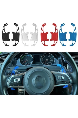 Novahub Gümüş Şifter Kürek Takımı - Vw Golf 7, Rline Jetta Mk6, Lamando Teramont İçin Aksesuarlar Gümüş