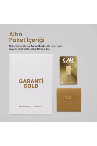 Garanti Gold 5 Gr Külçe Altın