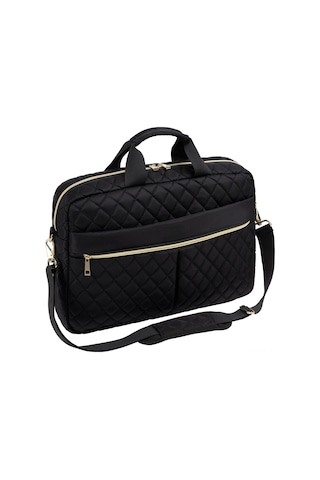 Xindoker 15.6 İnç Pembe Desenli Dikişli Bilgisayar Çantası - Tsa Uyumlu, Çok Bölmeli, Su Geçirmez, Ergonomik Askılı Ve El Çantası Pembe