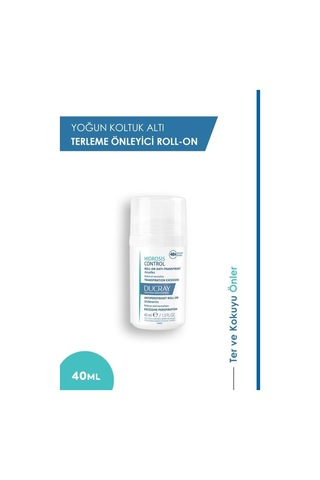 Ducray Hidrosis Control Anti-Transpirante Terleme Karşıtı Roll-On Deodorant 40 ML x 2
