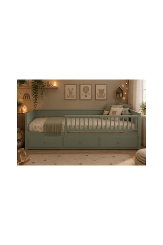 125x50 Yeşil Hemnes Divan Bariyer, Trabzan, Korkuluk Yeşil - 942038516