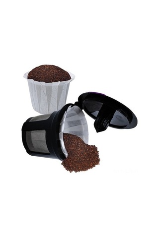 Didadodo Ecobrew Yeniden Kullanılabilir Keurig Filtre - 100'lü Paket, Biyobozunur Beyaz, Süper Kaliteli Beyaz