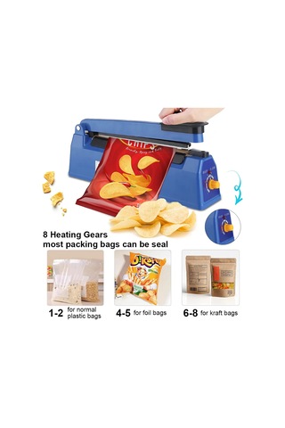 Elektrikli Isı Torbası Kapama Makinesi Plastik Torba Mühürleyen Çok Renkli