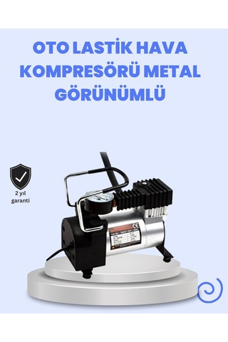 Hepsi Dc 12v Metal Hava Kompresörü Araç Lastik Şişirme 35l/dk Najmaddin