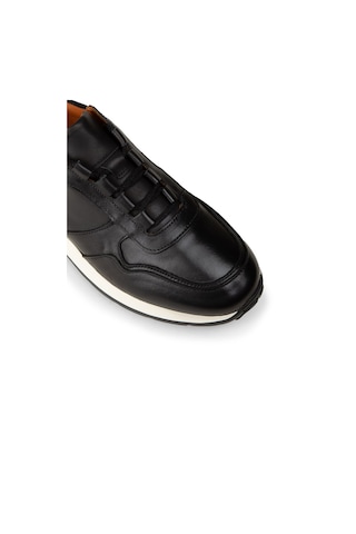 Deery Erkek Hakiki Deri Siyah Sneaker Ayakkabı - E8210msyhe01 Siyah