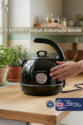 Premier Prk 1215C Retro 1.5 L Su Isıtıcısı Kettle