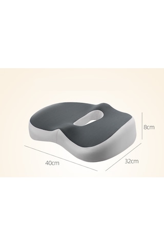 Nefes Alabilen Pamuklu Koltuk Minderi Ofis Koltuğu Minderi Siyah