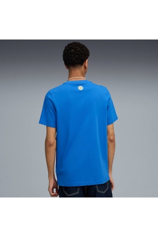 Puma Manchester Cıty Ftblculture Erkek Tişört 782671 23 Mavi