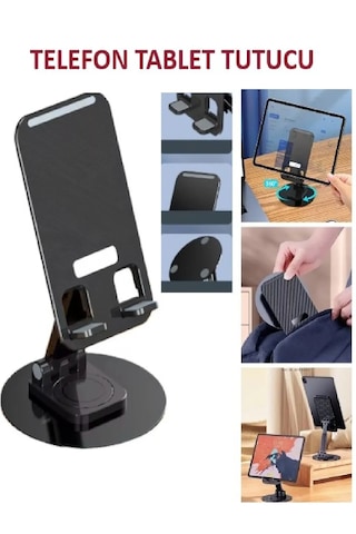 360 Dönebilen Telefon Tutucu Katlanabilir Tablet Tutucu Masa Üst