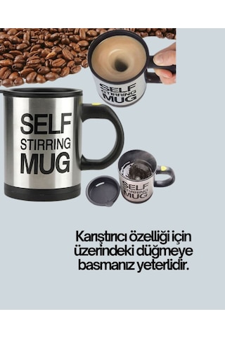 Kendi Kendini Karıştıran Termos Kupa Pratik, Güçlü Motorlu Ve Termos Özellikli Diğer
