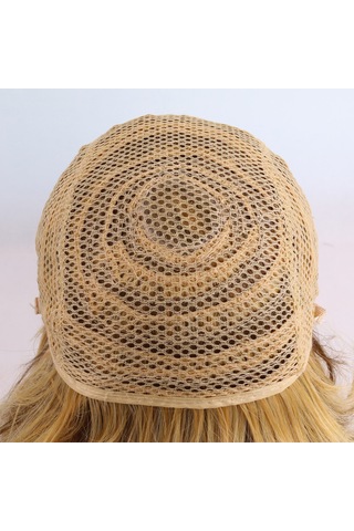 Mufunye Tek Parça Yüksek Isıya Dayanıklı Saç Eklentisi, 35cm Orta Ayrım Bob Kesim, Günlük Ve Parti Kullanımı