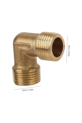 Dik Açı Boru Bağlantısı Pirinç Pompa Kontrol Vanası Bağlantı Dirsek Hava Kompresörü Bağlantı Parçaları G3/8 P20241126373