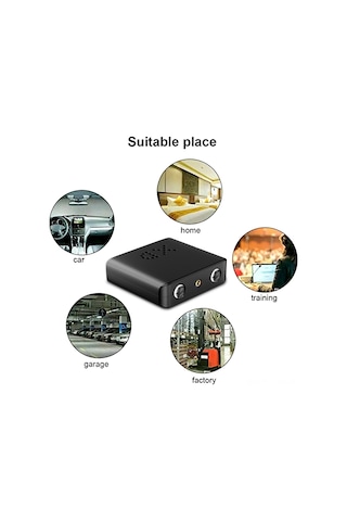 Geeroyoo Mini Gece Görüşlü Ir-cut Akıllı Spor Kamerası, Hd Çekim, Usb Kablolu, Kullanım Kılavuzu Ve Tf Kart Okuyucu Dahil Siyah