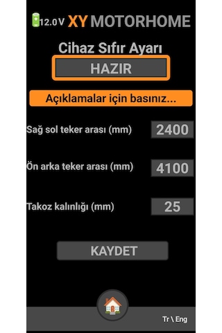 Motorlu Karavan Kolay Cihazı