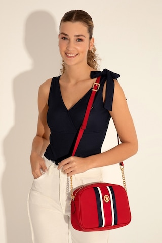 U.S. Polo Assn. Kadın Kırmızı Çapraz Çanta 50293682-VR030