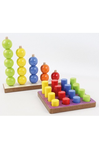 Ahşap Büyükten Küçüğe Sıralamayı Öğreniyorum