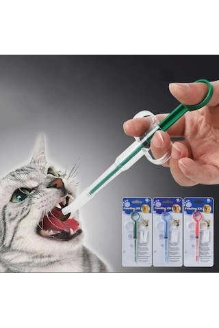 Kedi Köpek Şırınga Hap Yutturma Aparatı