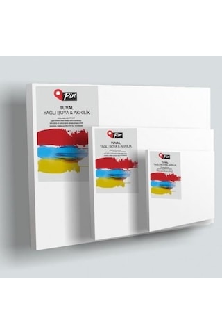 Pin Tuval 25 X 35 Cm Arkadan Zımbalı