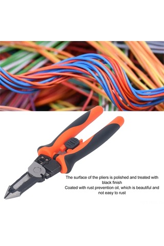 Honmex 7 Fonksiyonlu Elektrikçi Testere: Kablo Soyma, Presleme Ve Kesme İşleri İçin Çelik Vidalama Ve Kesme Aracı