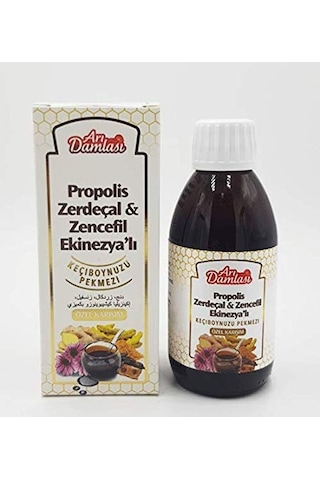 Arı Damlası Propolis Zerdeçal & Zencefil Ekinezyalı Keçiboynuzu Pekmezi 250 ML