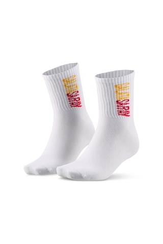 Gsstore Galatasaray Unisex Çorap K252281 Ekru