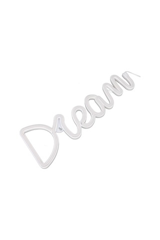 Led Neon Işık Rüyası Pil Usb İle Çalışan Neon Duvar Lambası Yatak Odası Oturma Odası Bar Partisi İçin Mavi