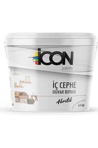 Icon Akrilik Iç Cephe Boyası 3,5 Kg.
