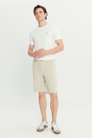 Lee Regular Fit Lastik Bel Detaylı Pamuklu Esnek Erkek Chino Şort L2510538369 Bej