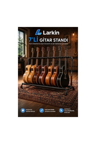 Larkin Gs700 7'li Çoklu Gitar Standı Multi Guitar Stand